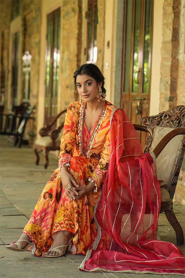 Complete Your Look with a Viscose Crepe Gharara