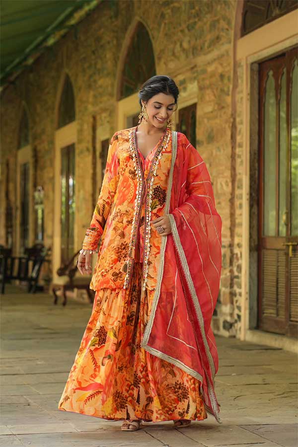 Complete Your Look with a Viscose Crepe Gharara