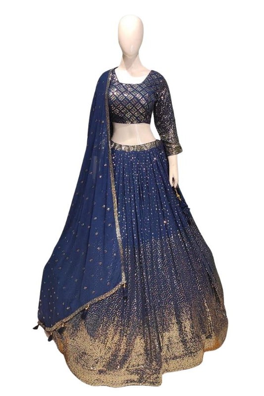 Blue Lehnga